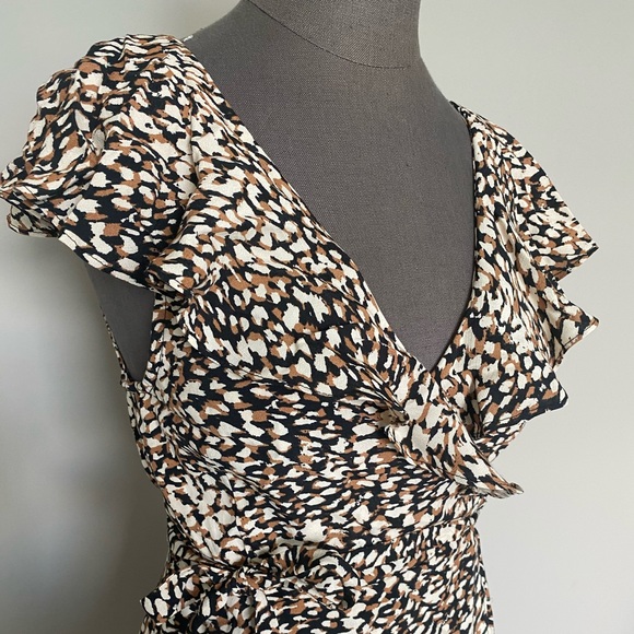 Free People French Quarter Printed Mini Dress XS - Picture 8 of 16